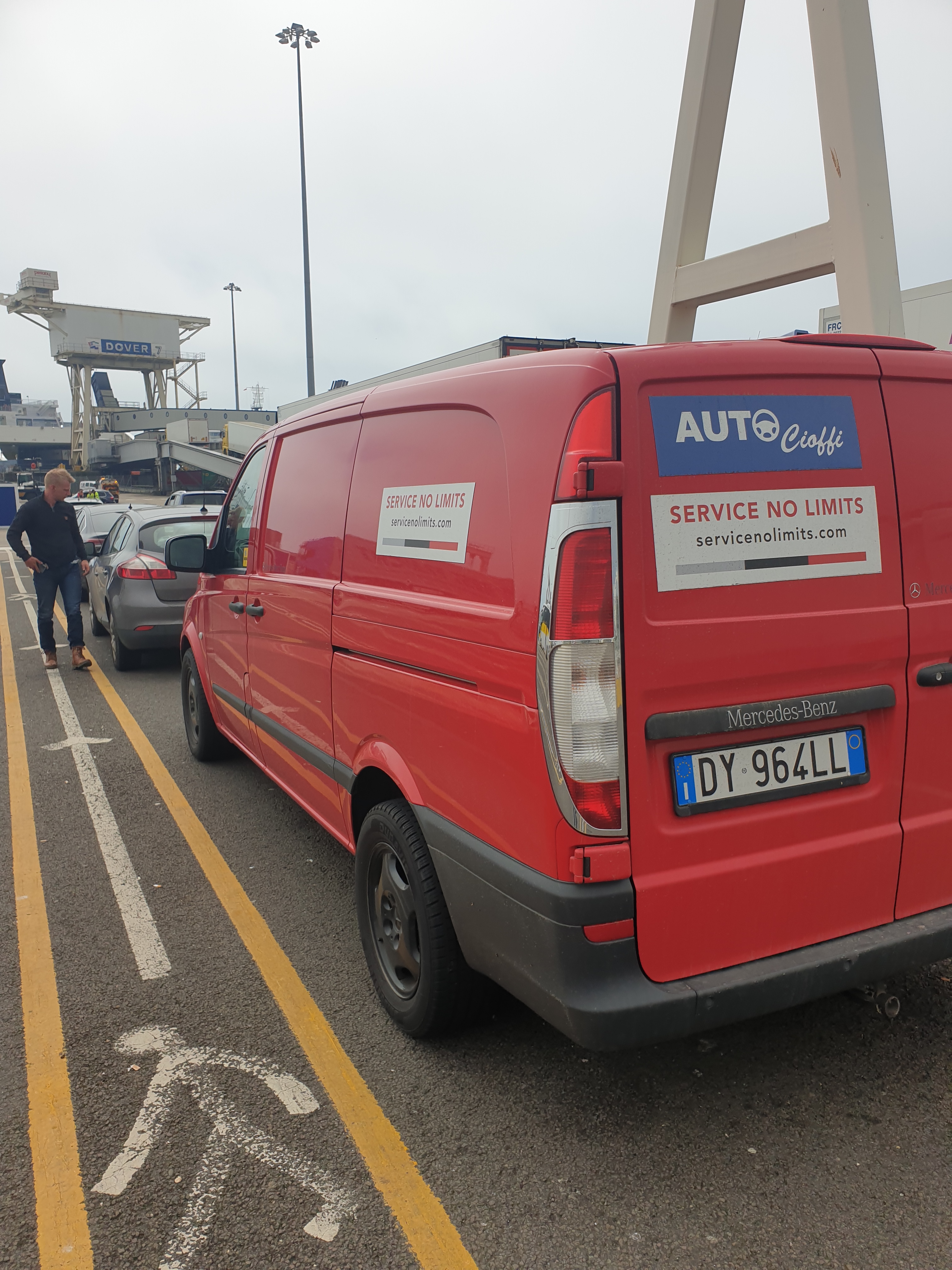Time to say farewell to my lovely red van sob….