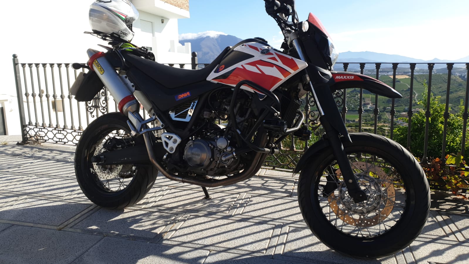 Enjoying my lovely Yamaha XT660X